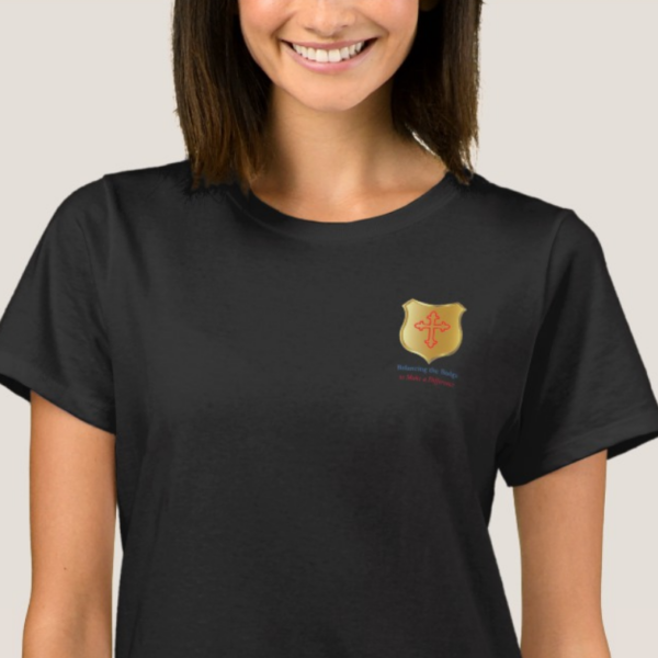 Shirt - Balancing the Badge with Cross Logo